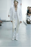 Helmut Lang Black Conceptual Rib Cage Tank Top Men's Runway Show 2003