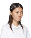 Miu Miu Pink Crystal Headband Tiara