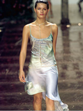 Roberto Cavalli Gold & Rhinestone Body Chain Harness Spring 2000 Runway
