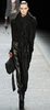 Nina Ricci by Oliver Theyskens Black Suede Metallic Frings Super Extreme Shoulder Pads Biker Jacket