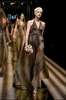 Dolce Gabbana D&G Leopard Print Brown Silk Halter Neck Gown Dress
