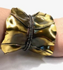 Lanvin Gold Brown Banana Leaf Bracelet Spring 2011