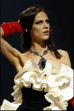 Lanvin Blue Sapphire and Diamond Crystal "Barbara Hutton" Necklace FW2012