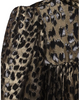 Saint Laurent Paris Gold Lurex Leopard Print Babydoll Dress Pre-Fall2020