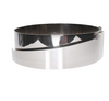 Alexander McQueen Silver Chrome 3 Dimensional Choker Necklace Fall 2019