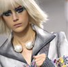 Chanel Silver Oversized Double Pearl Necklace Choker Runway Spring 2014