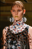 Prada Black & White Crystal Embellished Sputnik Ball 60's Earrings Spring 2016 Runway