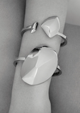 Xenia Bous Gold Dancing Stone Cuff Stone 10