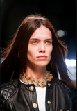 Balmain Gold Oversized Chain Link Runway Necklace Rihanna Spring 2014