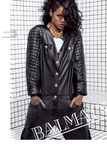 Balmain Gold Oversized Chain Link Runway Necklace Rihanna Spring 2014