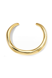 Alexis Bittar 14k Gold Plated Thick Sculptural Choker Necklace