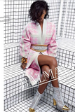 Balmain Gold Oversized Chain Link Cuffs Set of Two Rihanna Spring 2014