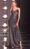 Christian Dior by John Galliano Black Bias Cut Slip Dress Gown 2001