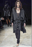 Gucci by Tom Ford Black Oversized Cape Kimono Top Runway Fall 2002 #
