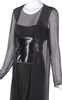 Chanel Black Patent Leather Corset Belt