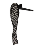 Saint Laurent Black Gold Beaded Striped Sleeve Harness Runway