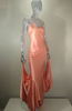 Roberto Cavalli Salmon Pink Silk Slip Dress Gown Runway Spring 2004