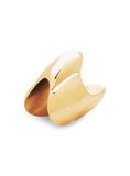 Gold Sculptural Oversized Set of Two matching St. John's Bracelets