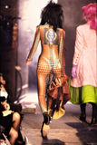 Jean Paul Gaultier FW 1995 Cyber Dot Bra Mesh Long Sleeve Top