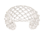 Christian Dior Quilted Lucite and Crystal Cuff Bracelet Set SS2004