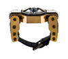 Lanvin Geometric Crystal Art Deco Marie-Laure Cuff Bracelet