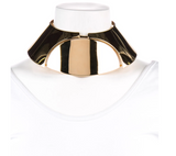 Lanvin Gold 'Oracle' Oversized Collar Choker Necklace SS2013