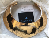 Lanvin Gold 'Oracle' Oversized Collar Choker Necklace SS2013