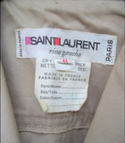 Saint Laurent Rive Gauche Safari Jacket Circa 1960's