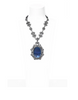 Lanvin Blue Sapphire and Diamond Crystal "Barbara Hutton" Necklace FW2012