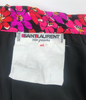Saint Laurent Rive Gauche Pink and Red Floral Wrap Skirt - BOUTIQUE PURCHASE PRICE