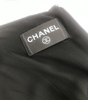 Chanel Black Chiffon Drape Gown Dress with a Patent Leather Corset