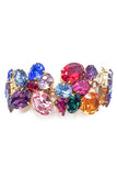 Yves Saint Laurent Multi-Color Rhinestone Bracelet