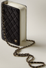 Chanel black quilted wallet on a chain 2022 collectors item