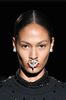 Givenchy Gold Black Crystal Star Nose Ring Piercing Fall 2012 Runway