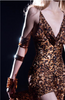 Roberto Cavalli Tortoise Leopard Print Silk High Slit Slip Dress Gown Runway Fall 2003