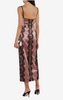 Gucci Pink Black Silk Lace Cut Out Corset Dress Gown