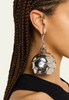 Alexander McQueen Silver XL Rose Ear Cuff Earring