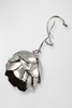 Alexander McQueen Silver XL Rose Ear Cuff Earring
