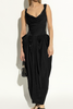 Vivienne Westwood Black Sunday Garden Draped Dress Gown