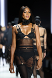 Dolce & Gabbana Black Boudoir Sheer Dress Spring 2024