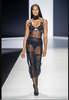 Dolce & Gabbana Black Boudoir Sheer Dress Spring 2024