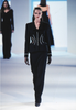 Thierry Mugler Blue Black Crystal Detail Skirt & Jacket Suit Set FW1998