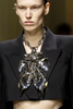 Alexander McQueen Silver Orchid Flower Oversized Chain Necklace