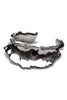 Defaïence Silver Abstract Ripple Concave Slip On Collar Necklace