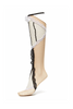 Aniye Records Sheer Black Tan White Lace Bow Tight Stockings