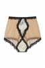 Aniye Records Black Tan White Lace Undergarments
