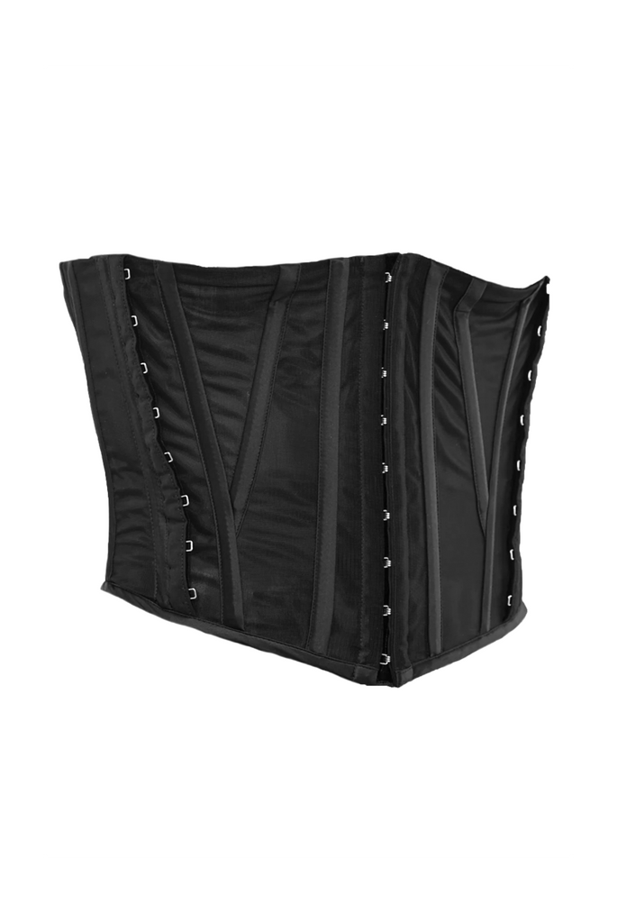 Dolce & Gabbana Black Boning Waist Cinching Corset