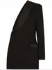 Dolce & Gabbana Black One Shoulder Asymmetric Suit Blazer Dress