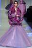 Christian Dior  x Galliano Purple Leopard Print Lace Slip Dress FW2004