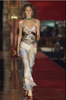 Roberto Cavalli Blue Yellow Abstract Versailles Print Corset Top SS2003